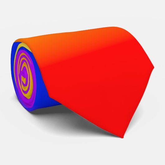 LGBT-Regenbogen-Pride Ombre Gradient Stripes Krawatte (Gerollt)