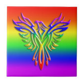 LGBT-Regenbogen-Pride Phoenix-Anstieg, Prägung Fliese (Vorderseite)