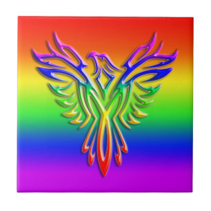 LGBT-Regenbogen-Pride Phoenix-Anstieg, Prägung Fliese