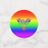 LGBT-Regenbogen-Pride Phoenix-Anstieg, Prägung Konfetti (Klein Vorderseite)