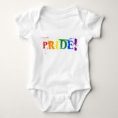 LGBT-Regenbogen-Säugling-Strampler Baby Strampler (Vorderseite)