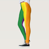 LGBT Regenbogen-Stolz-Flaggen-vertikaler Streifen Leggings (Links)