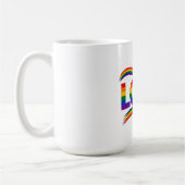 LGBT Regenbogen-Stolz Kaffeetasse (Links)