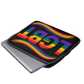 LGBT Regenbogen-Stolz Laptopschutzhülle (Vorne Knopf)