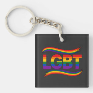 LGBT Regenbogen-Stolz Schlüsselanhänger