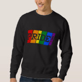 LGBT-Regenbogen-Stolz Sweatshirt (Vorderseite)