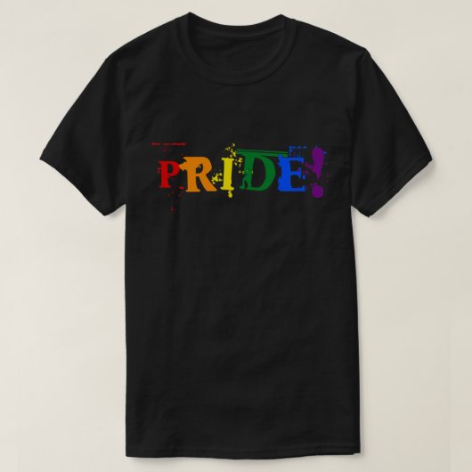 LGBT-Regenbogen-Stolz T-Shirt (Design vorne)