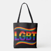 LGBT Regenbogen-Stolz Tasche (Rückseite)