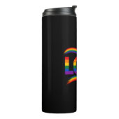 LGBT Regenbogen-Stolz Thermosbecher (Nach links gedreht)