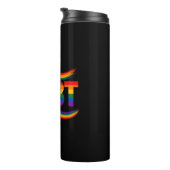 LGBT Regenbogen-Stolz Thermosbecher (Nach rechts gedreht)