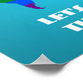 LGBT Regenbogen-Weltkarte Poster (Ecke)