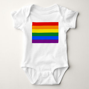 LGBT-Regenbogenfahne Gay Pride Flag Baby Strampler
