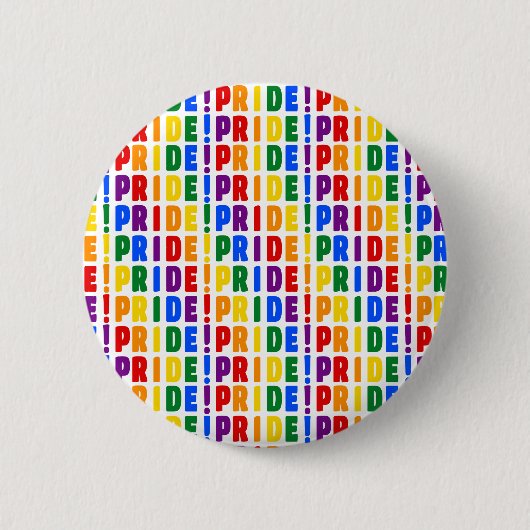 LGBT-Regenbogenfarben Button (Vorderseite)
