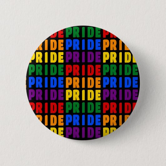 LGBT-Regenbogenfarben Button (Vorderseite)