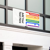 LGBT-Regenbogenfarben Gay Pride-Party Banner (Äußeres Gebäude)