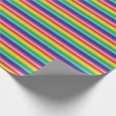 Lgbt Regenbogenfarben Streifen Gay Pride Flag Must Geschenkpapier (Ecke)