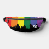 LGBT-Regenbogenfarbenflagge mit Text Bauchtasche (Ablage )