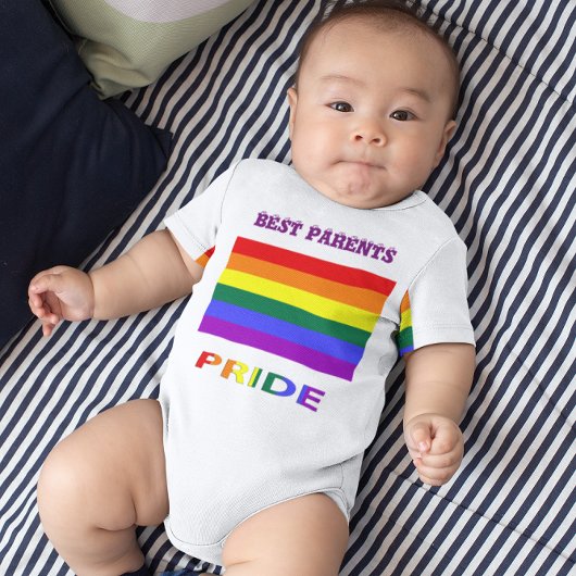 LGBT-Regenbogenflagge Baby Strampler
