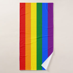 LGBT-Regenbogenflagge Badehandtuch