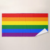 LGBT-Regenbogenflagge Badehandtuch (Badehandtuch)