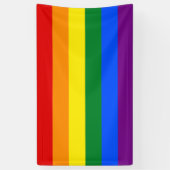 LGBT-Regenbogenflagge Banner (Vertikal)