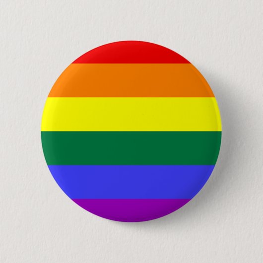 LGBT-Regenbogenflagge Button (Vorderseite)