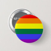 LGBT-Regenbogenflagge Button (Vorne & Hinten)