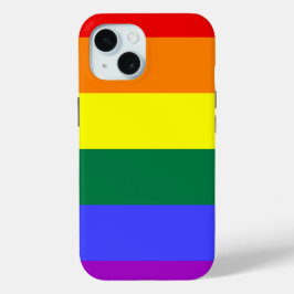 LGBT-Regenbogenflagge iPhone 15 Hülle