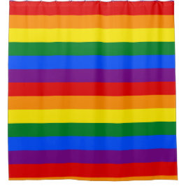 LGBT-Regenbogenflagge Duschvorhang