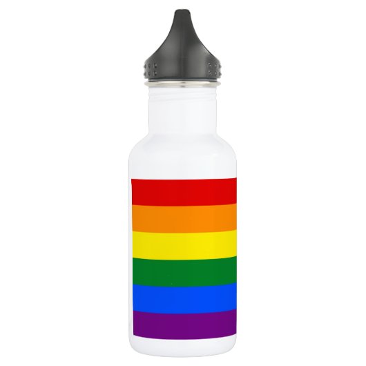 LGBT-Regenbogenflagge Edelstahlflasche (Links)