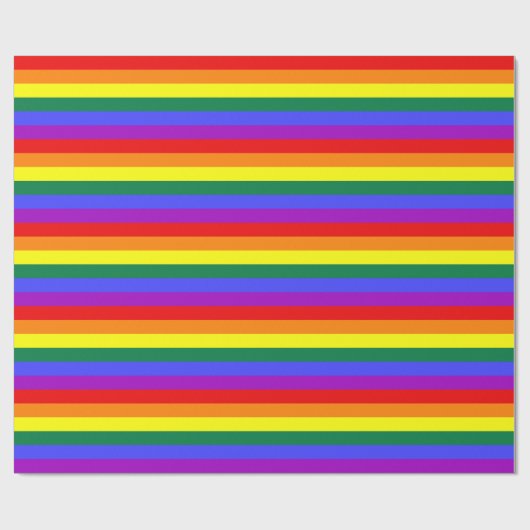 LGBT-Regenbogenflagge Geschenkpapier (Flach)