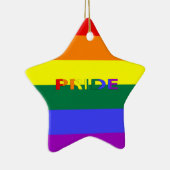 LGBT-Regenbogenflagge Keramikornament (Rechts)
