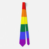 LGBT-Regenbogenflagge Krawatte (Vorderseite)