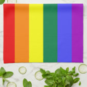 LGBT-Regenbogenflagge Küchentuch (Gefaltet)