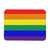 LGBT-Regenbogenflagge Magnet (Horizontal)