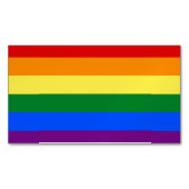 LGBT-Regenbogenflagge Magnetische Visitenkarte (Vorderseite)