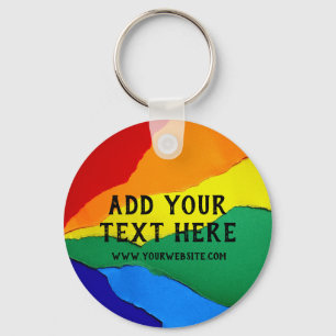 LGBT-Regenbogenflagge-Marketing Schlüsselanhänger