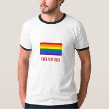 LGBT-Regenbogenflagge mit Ihrem Text für den Monat