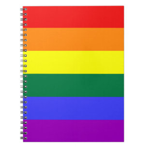 LGBT-Regenbogenflagge Notizblock