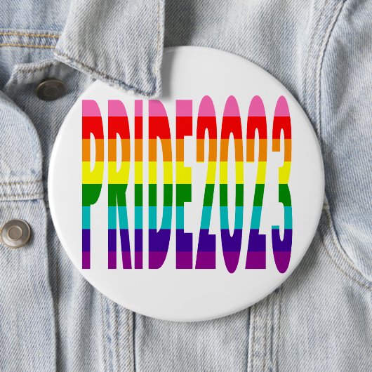 LGBT-Regenbogenflagge Original 8 Streifen Pride 20 Button (Beispiel)