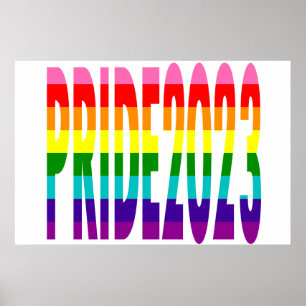 LGBT-Regenbogenflagge Original 8 Streifen Pride 20 Poster