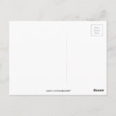 LGBT-Regenbogenflagge Postkarte (Rückseite)