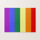 LGBT-Regenbogenflagge Puzzle (Horizontal)