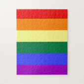 LGBT-Regenbogenflagge Puzzle (Vertikal)