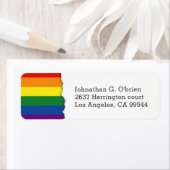 LGBT-Regenbogenflagge | RÜCKSENDEADRESSE (Insitu)