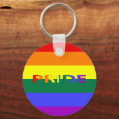 LGBT-Regenbogenflagge Schlüsselanhänger (Vorderseite)