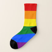 LGBT-Regenbogenflagge Socken (Links - Außen)