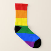 LGBT-Regenbogenflagge Socken (Rechts - Außen)