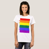 LGBT-Regenbogenflagge T-Shirt (Vorne ganz)