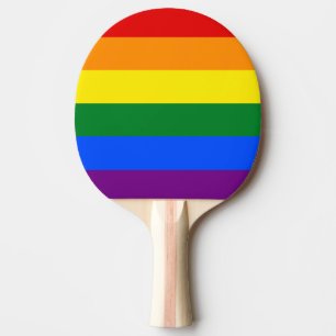 LGBT-Regenbogenflagge Tischtennis Schläger